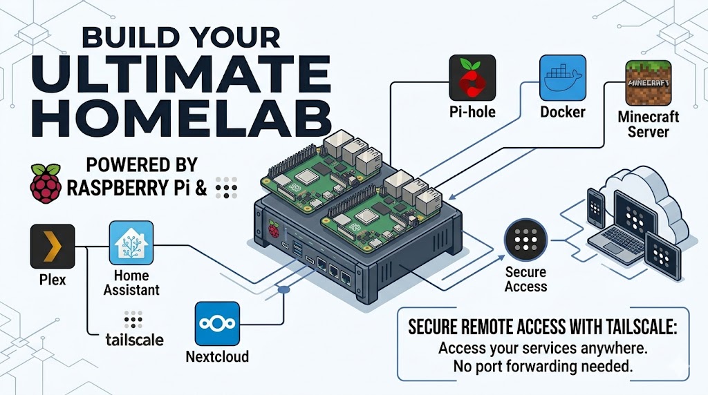 From Zero to Homelab: Run a Private Server on Your Raspberry Pi with Tailscale